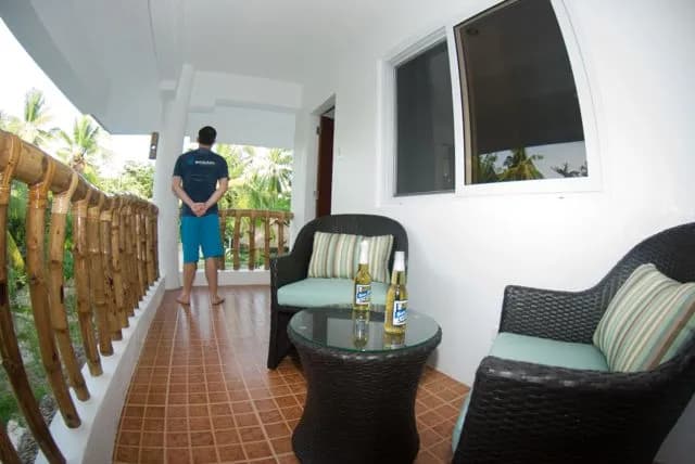 Private terrace with chairs and tables Private terrace with chairs and tables