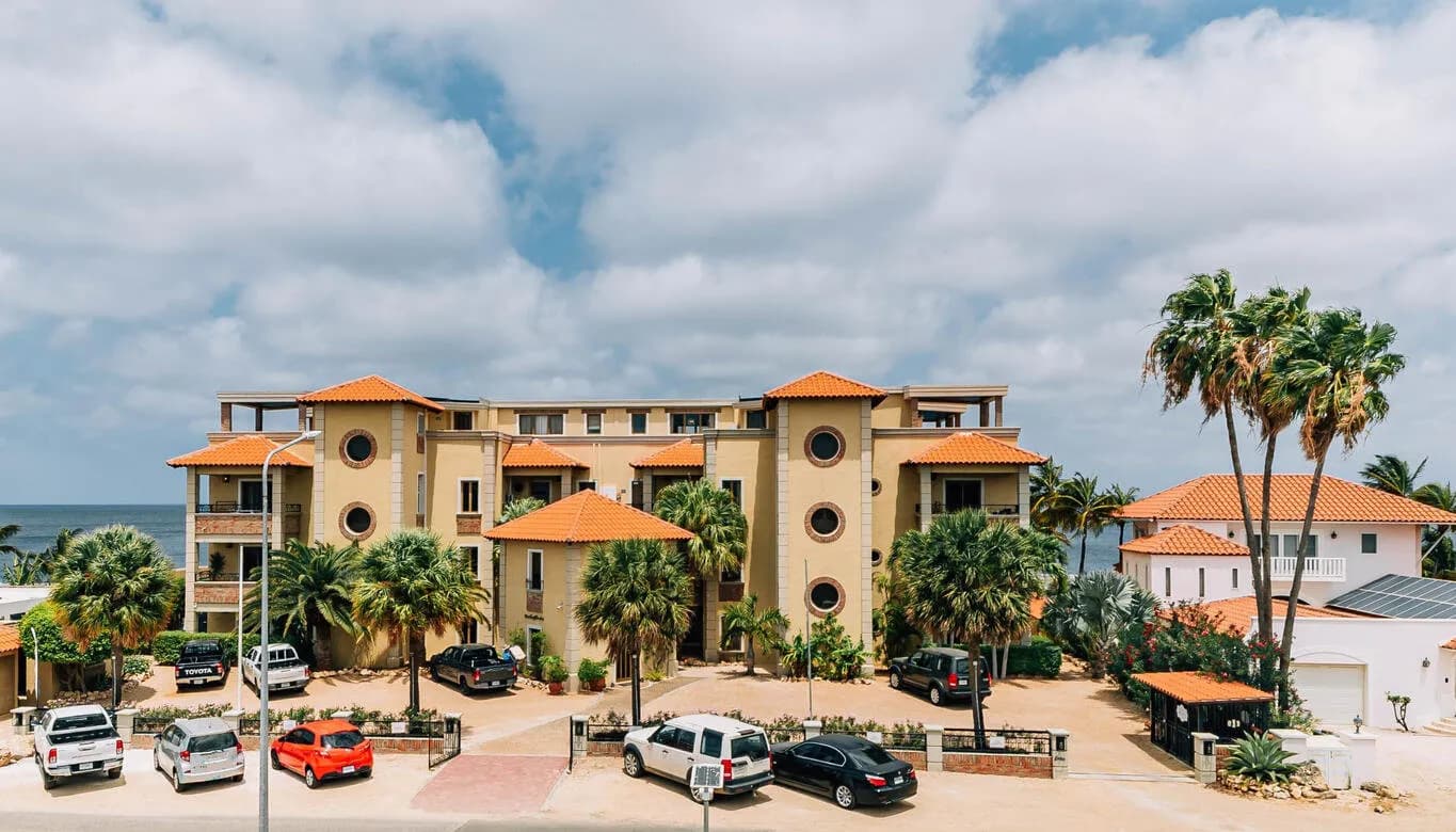 The exterior of the Bellafonte Hotel Bonaire The exterior of the Bellafonte Hotel Bonaire