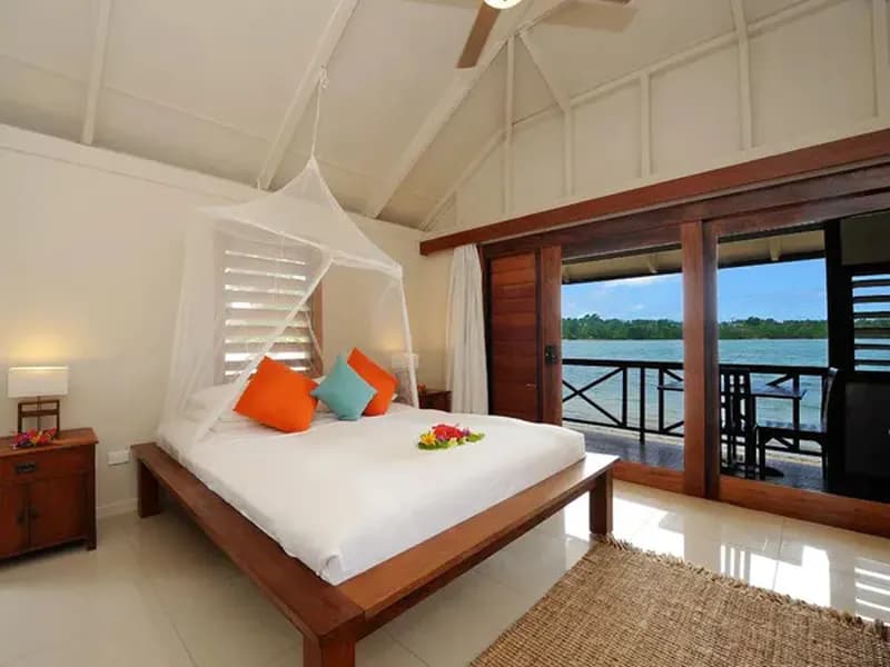 Large bed in the accommodations Large bed in the accommodations