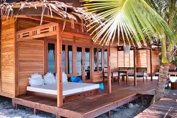 Exterior of the bungalows Exterior of the bungalows