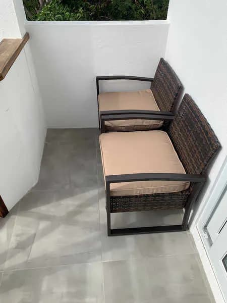 Chairs on the balcony Chairs on the balcony