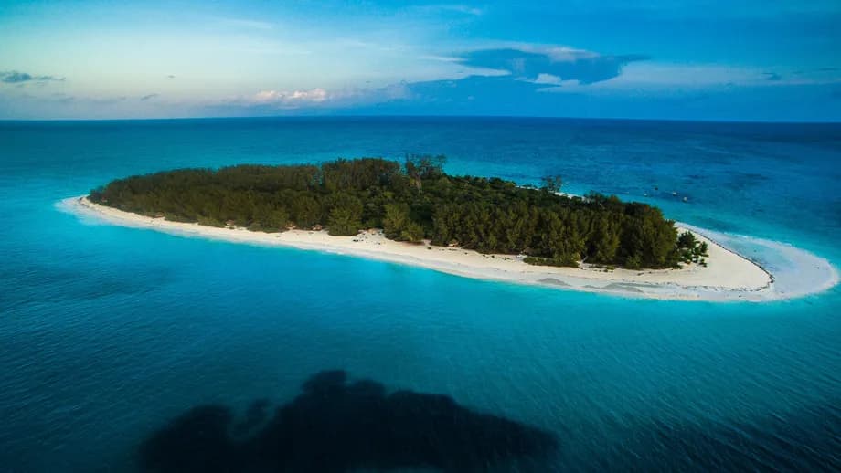 andBeyond Mnemba Island Ariel View andBeyond Mnemba Island Ariel View