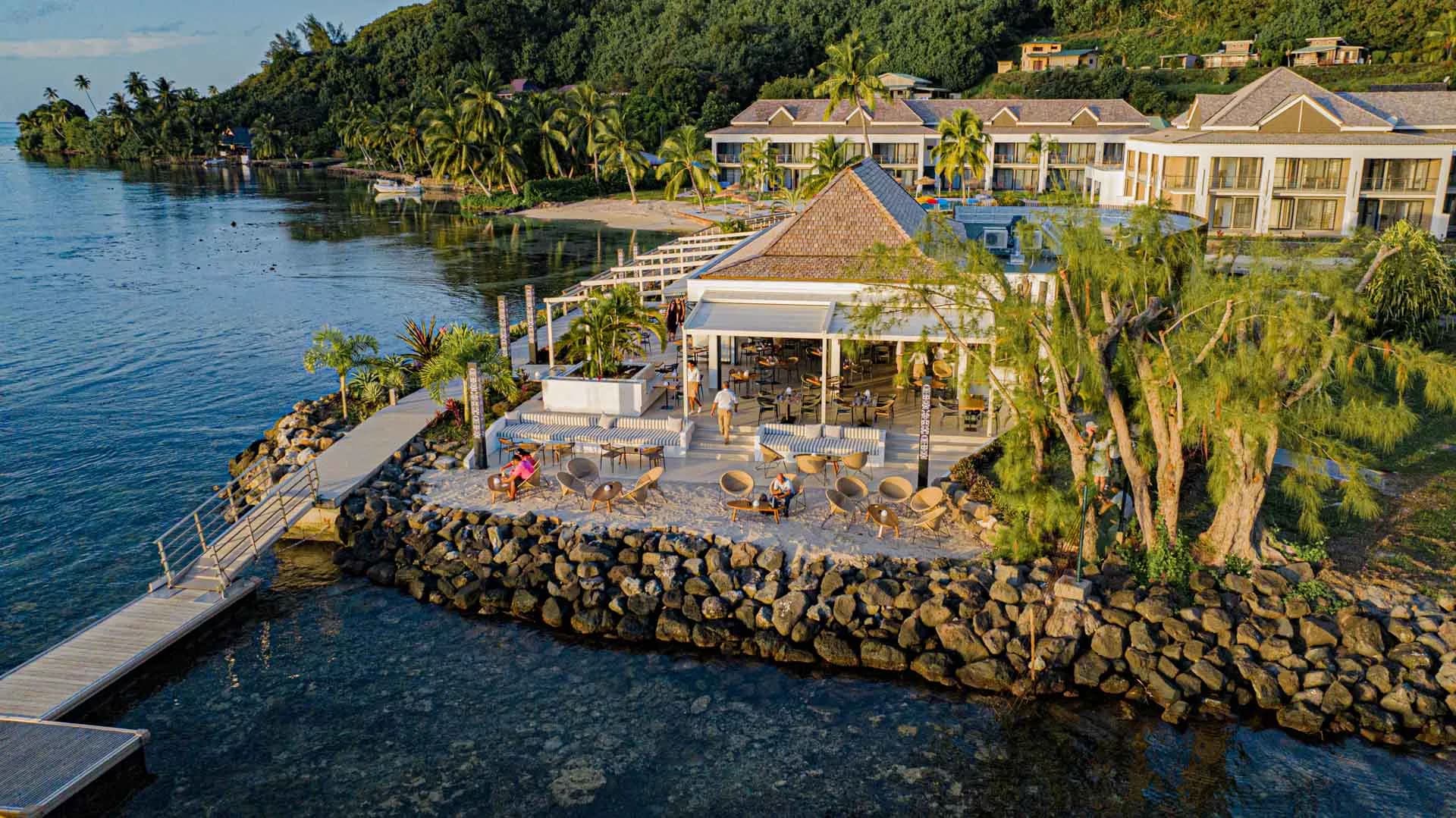 Aerial view of Cooks Bay Hotel & Suites Moorea Aerial view of Cooks Bay Hotel & Suites Moorea