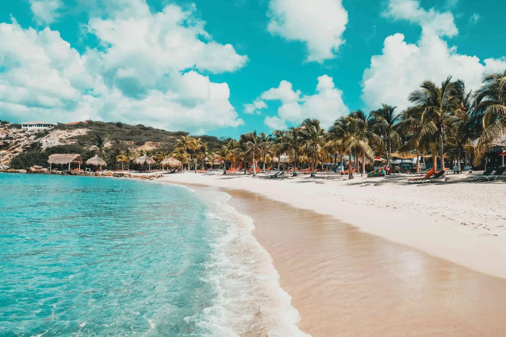 The gorgeous beachfront of the Blue Bay Lodges Curacao The gorgeous beachfront of the Blue Bay Lodges Curacao
