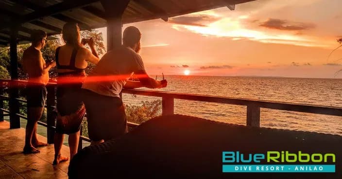 Guests enjoying the sunset Guests enjoying the sunset