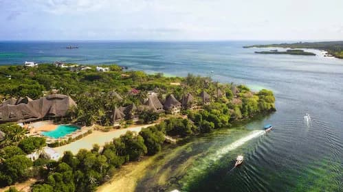 Aerial view of the Temple Point Aerial view of the Temple Point