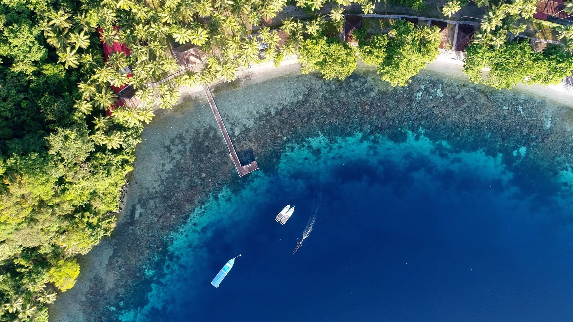 Sali Bay Aerial View Sali Bay Aerial View