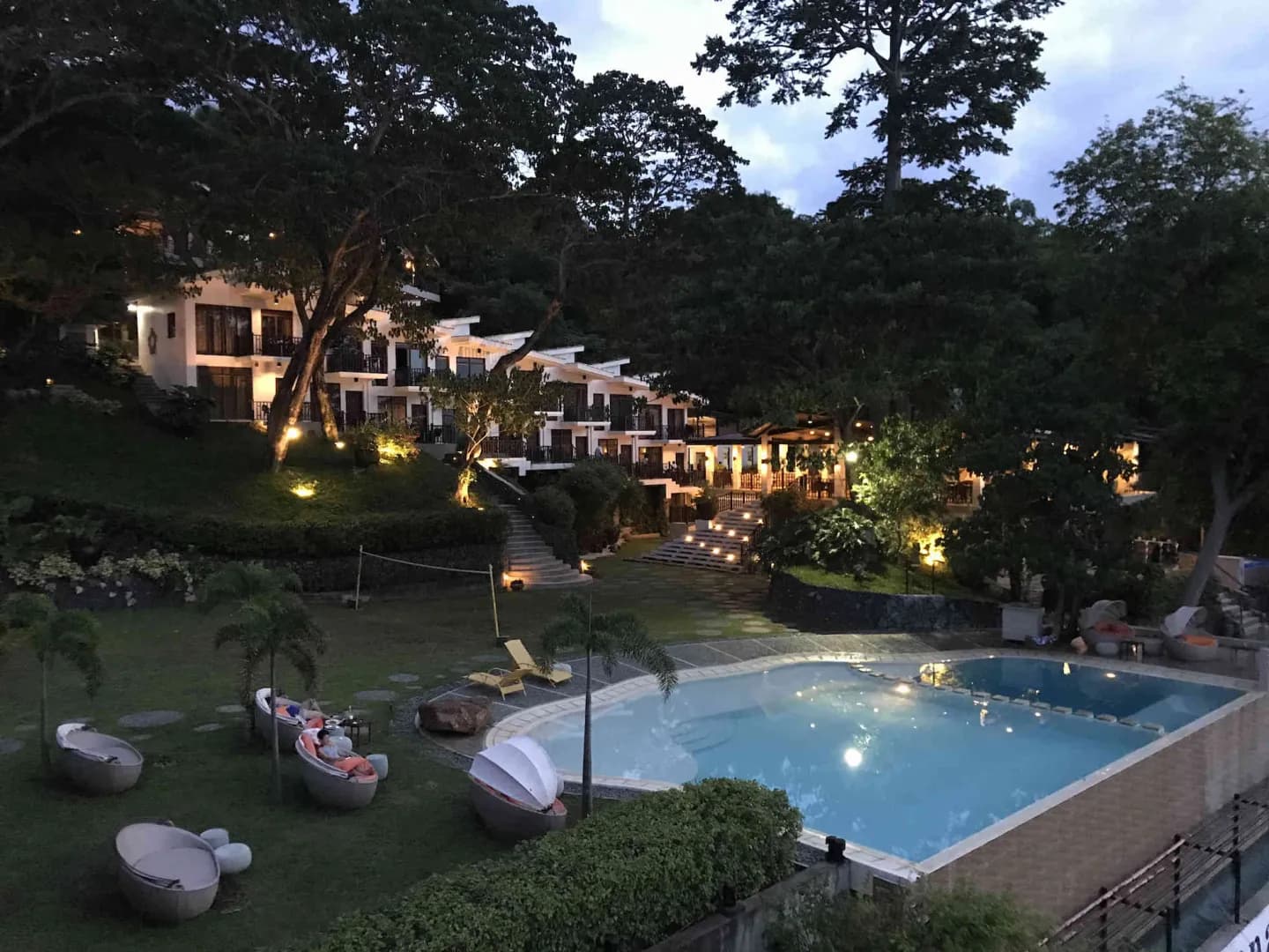 Aiyanar resort at night Aiyanar resort at night