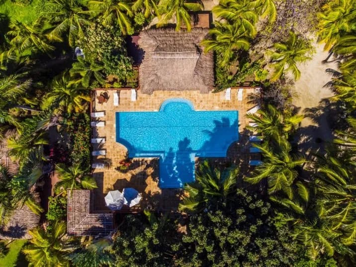 Aerial view of Anthonys Key Resort's Pool Aerial view of Anthonys Key Resort's Pool
