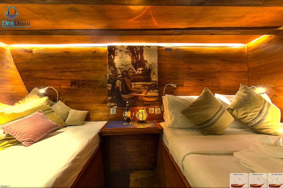 Deluxe twin/double Lower Deck - image Deluxe twin/double Lower Deck - image