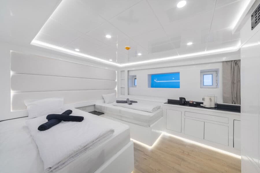 Suite Cabin A+ - Twin Convertible, shareable Lower Deck - image Suite Cabin A+ - Twin Convertible, shareable Lower Deck - image