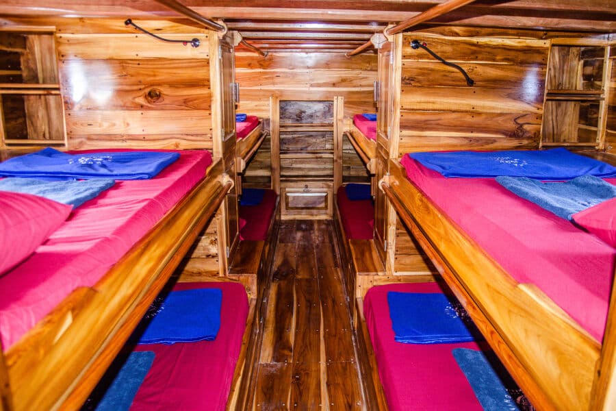 Dormitory Style Cabin for 8 people with private curtains Lower Deck - image Dormitory Style Cabin for 8 people with private curtains Lower Deck - image