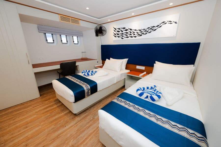 Double or Twin Beds Lower Deck - image Double or Twin Beds Lower Deck - image
