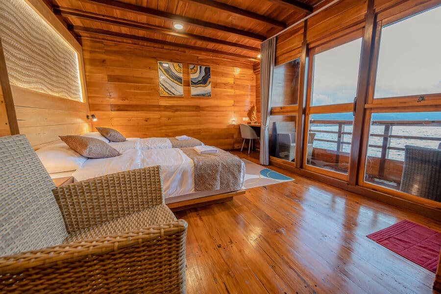 Twin or Double with private balcony Upper Deck - image Twin or Double with private balcony Upper Deck - image