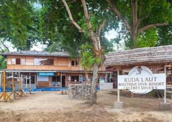 The exterior of the Kuda Laut Boutique Dive Resort