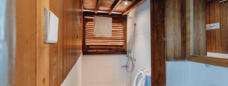 Ensuite bathroom with shower