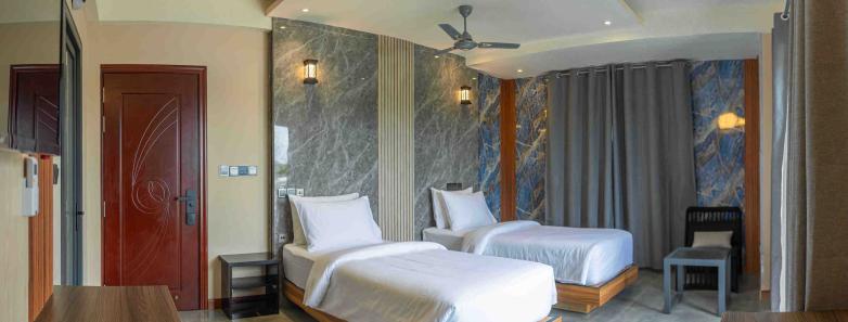 The comfortable Twin Room with Island View