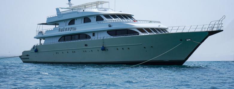 The Galaxy 720 Liveaboard on the water