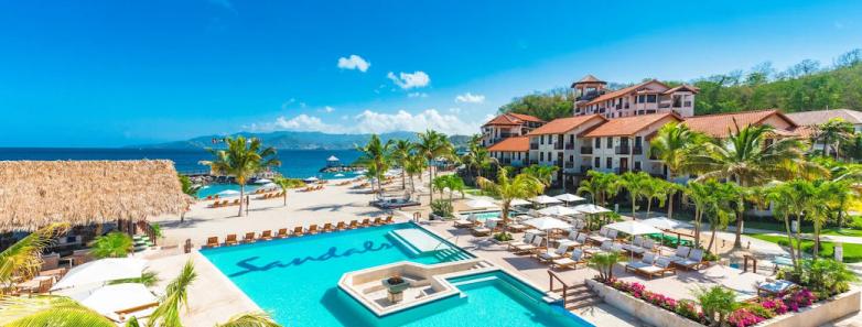 Aerial view of the magnificent Sandals Grenada 