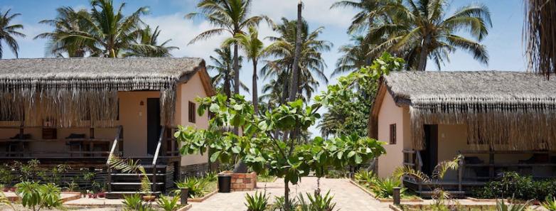 Tilak Lodge accommodations surrounded by green pathways