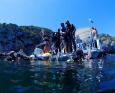 Guests aboard the Portugal Dive dive boat